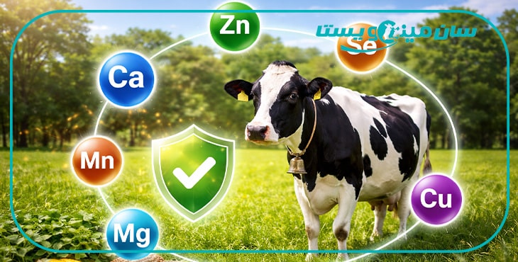 تنظیم سیستم ایمنی و التهاب در گاو شیری