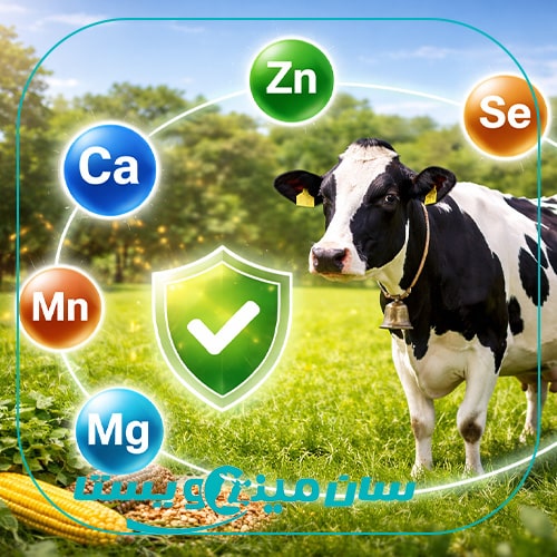 تنظیم سیستم ایمنی و التهاب در گاو شیری